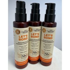 Soapbox Lets Bond Hair Strengthening Treatment 5oz 3 Pack Vegan Collagen Marula